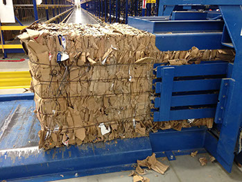 Picture of a paper baler